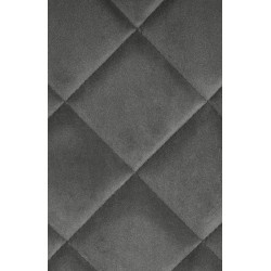 Muelles de silla de terciopelo gris