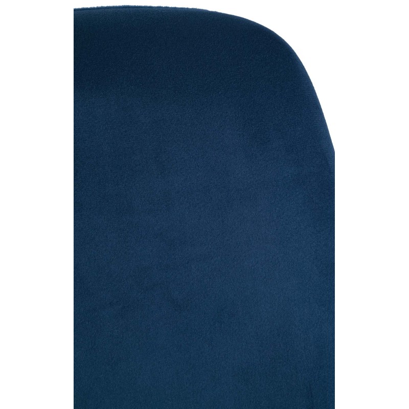 Silla de comedor Victoria, terciopelo, azul