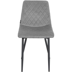 Sillón Telde, terciopelo gris