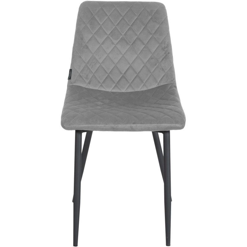 Sillón Telde, terciopelo gris