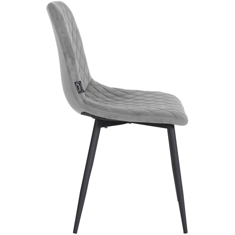 Sillón Telde, terciopelo gris
