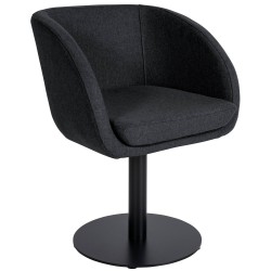 Silla Gambo, fieltro, antracita