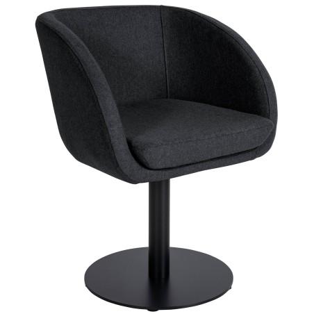 Silla Gambo, fieltro, antracita