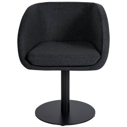 Silla Gambo, fieltro, antracita