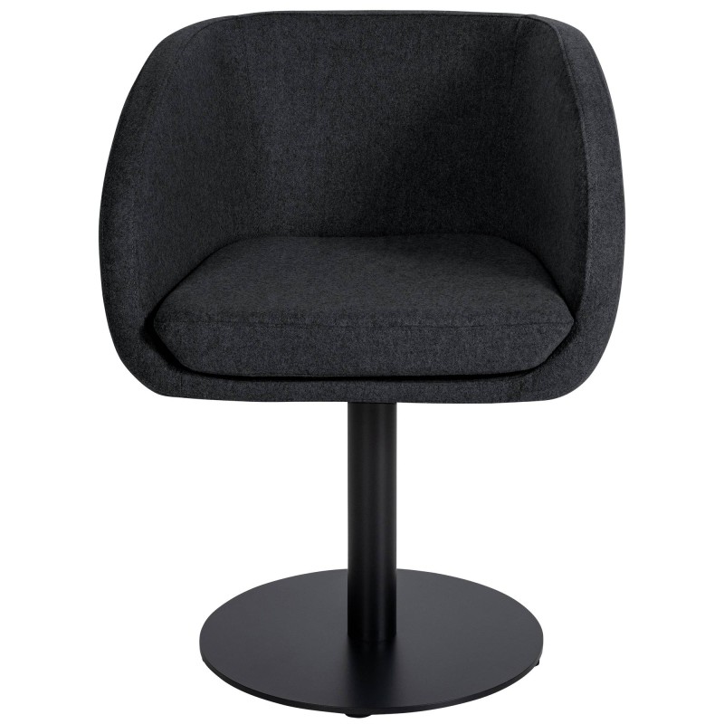 Silla Gambo, fieltro, antracita