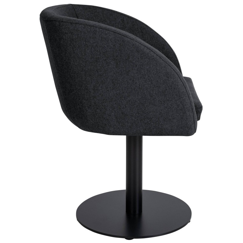 Silla Gambo, fieltro, antracita