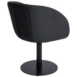 Silla Gambo, fieltro, antracita