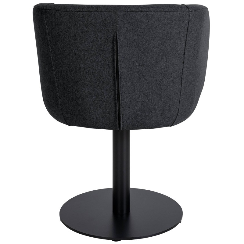 Silla Gambo, fieltro, antracita