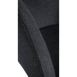 Silla Gambo, fieltro, antracita