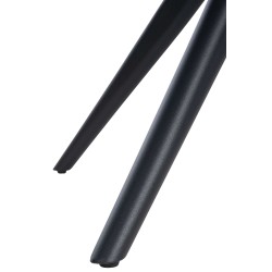 Silla de comedor Vilas, tela azul