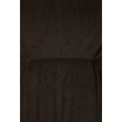 Silla de comedor Jules, tela marrón