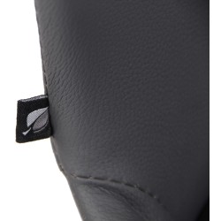 Juego de 2 sillas Luna en piel sintética gris