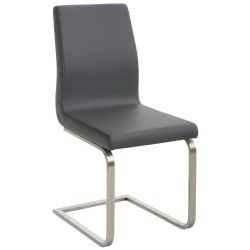 Juego de 2 sillas de comedor Belfort grises