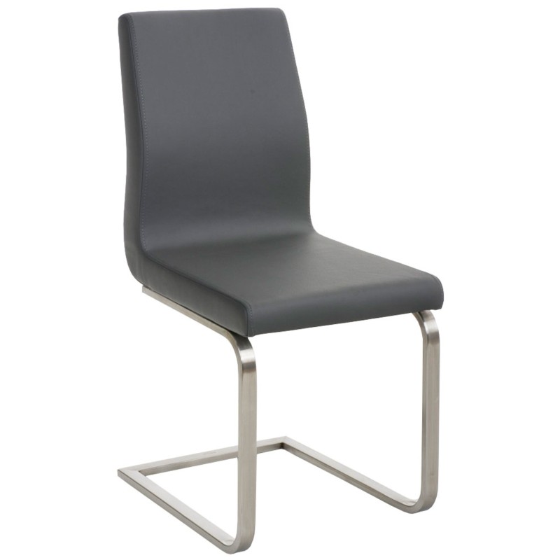 Juego de 2 sillas de comedor Belfort grises