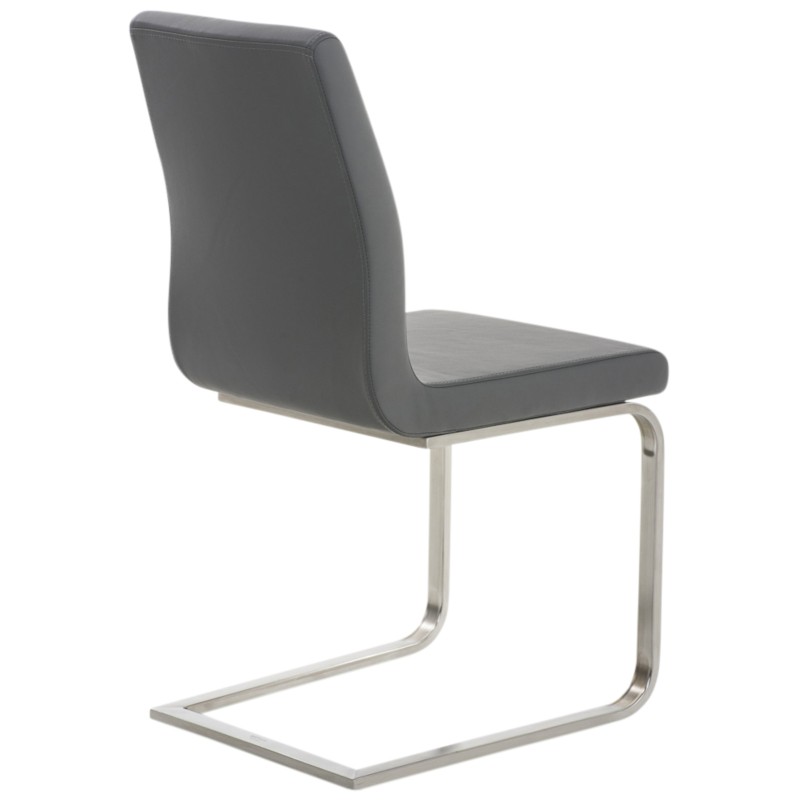 Juego de 2 sillas de comedor Belfort grises