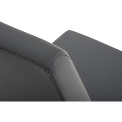 Juego de 2 sillas de comedor Belfort grises