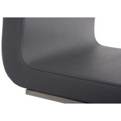 Juego de 2 sillas de comedor Belfort grises