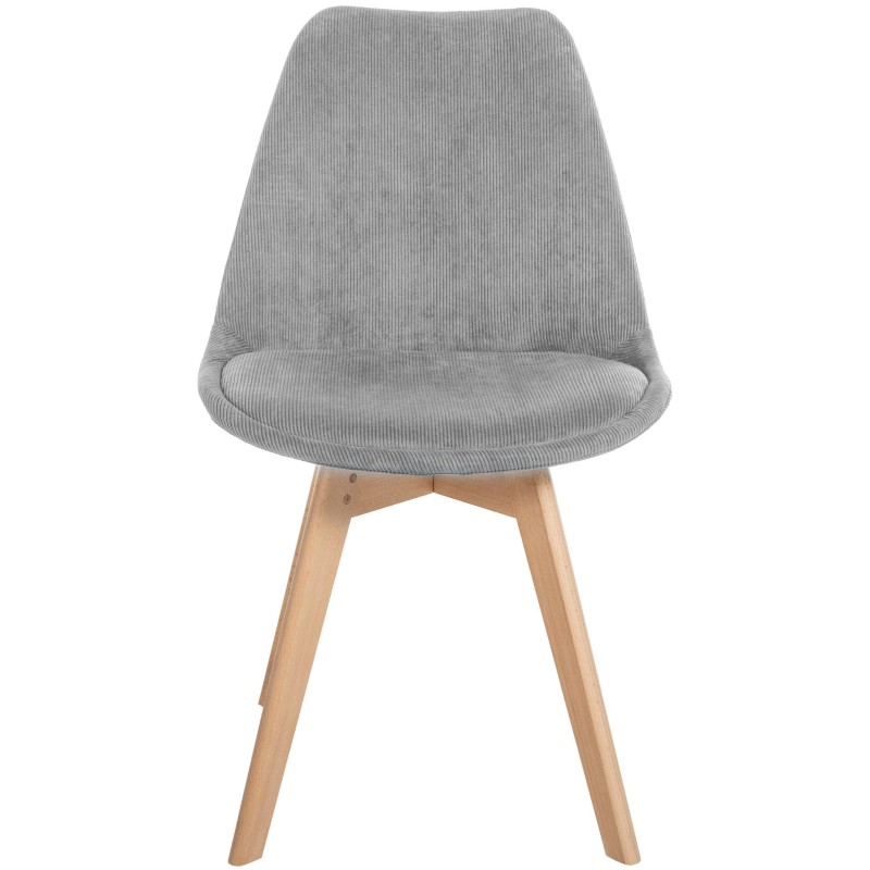 Sillón Linares Cord, gris claro