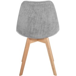 Sillón Linares Cord, gris claro