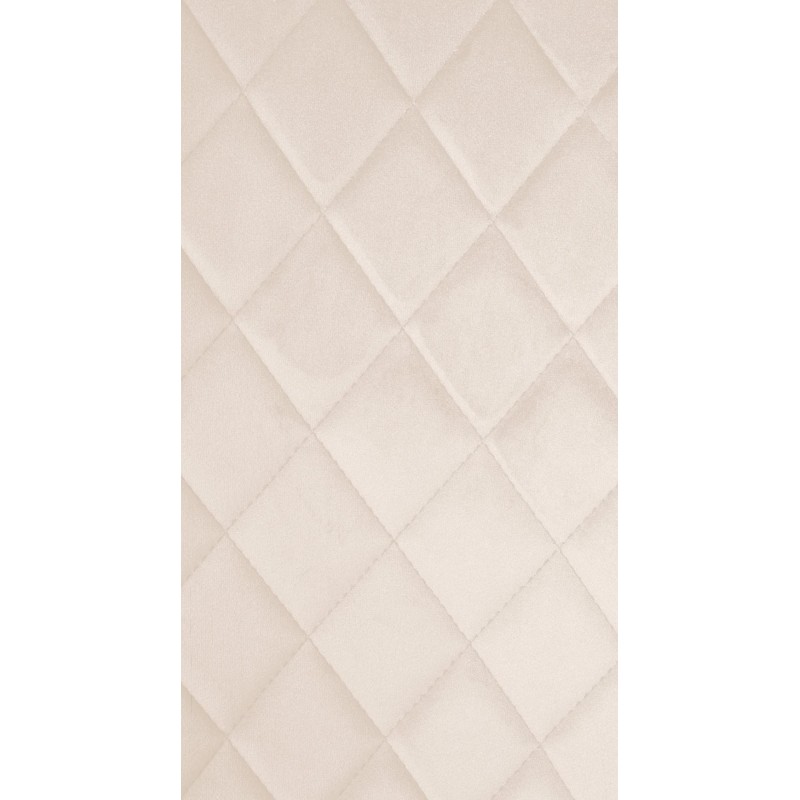 Juego de 4 sillas Telde en terciopelo color crema