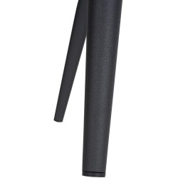 Juego de 4 sillas Telde en terciopelo gris oscuro