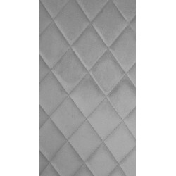 Juego de 4 sillas Telde en terciopelo gris