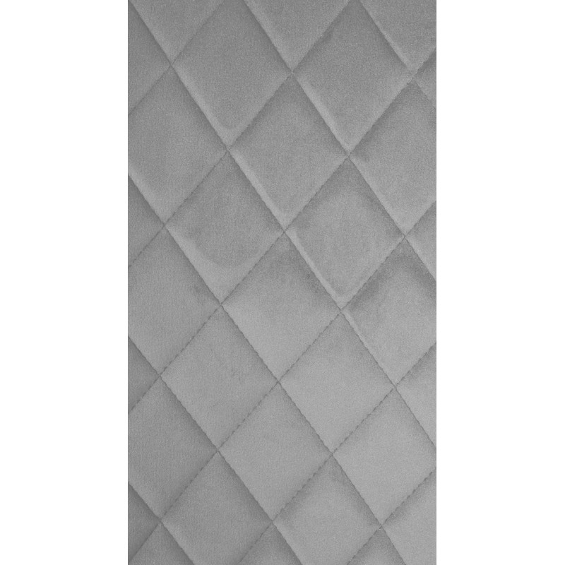 Juego de 4 sillas Telde en terciopelo gris