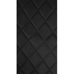 Juego de 4 sillas Telde en terciopelo negro