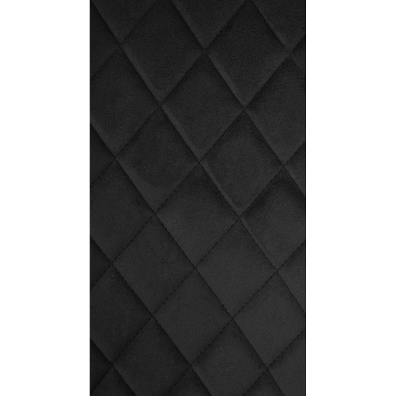 Juego de 4 sillas Telde en terciopelo negro