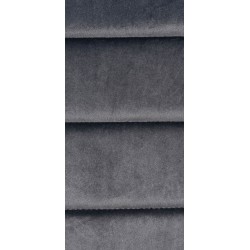 Juego de 4 sillas de comedor Mayfair en terciopelo gris