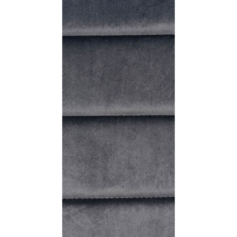 Juego de 4 sillas de comedor Mayfair en terciopelo gris