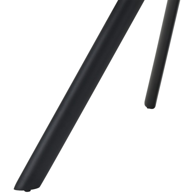 Silla de comedor Scott, terciopelo, color crema