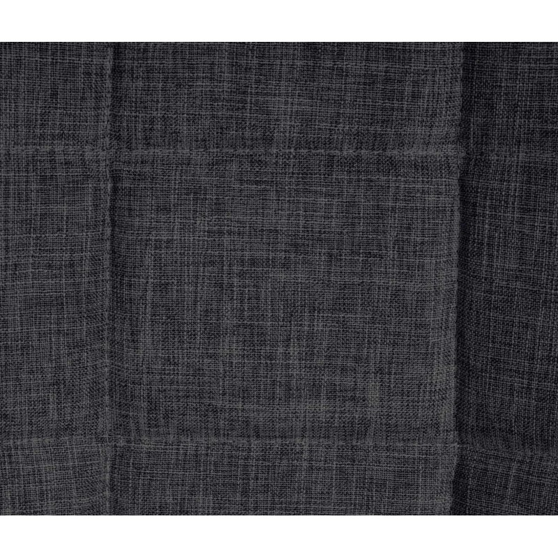 Juego de 2 sillones Tom, tapizados en tela gris oscuro.