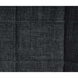 Juego de 2 sillones Tom, tapizados en tela negra