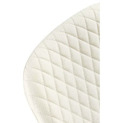 Juego de 4 sillas Giverny en tela color crema