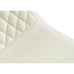 Juego de 4 sillas Giverny en tela color crema