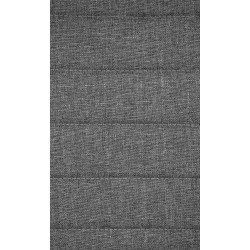 Juego de 2 sillas de comedor Elvas, tapizadas en tela gris.