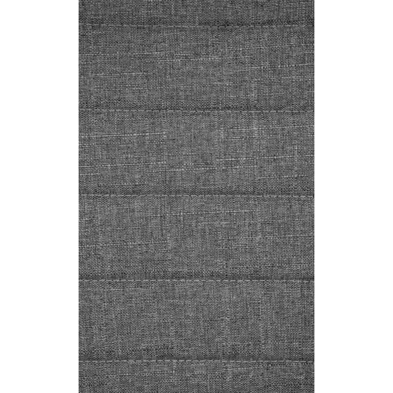 Juego de 2 sillas de comedor Elvas, tapizadas en tela gris.