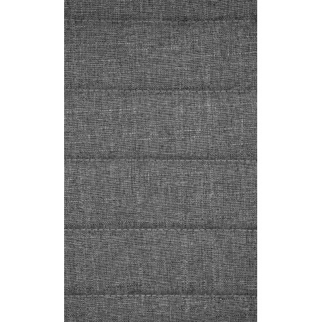 Juego de 2 sillas de comedor Elvas, tapizadas en tela gris.