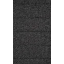 Juego de 2 sillas de comedor Elvas, tapizadas en tela gris oscuro.