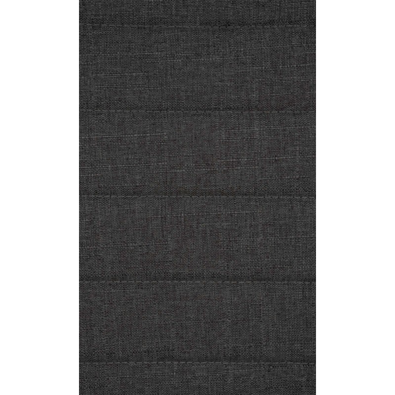 Juego de 2 sillas de comedor Elvas, tapizadas en tela gris oscuro.