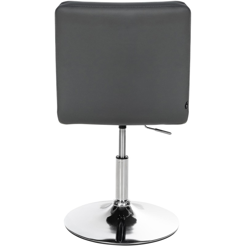 Juego de 2 sillas de comedor Elvas, polipiel, gris