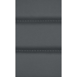 Juego de 2 sillas de comedor Elvas, polipiel, gris