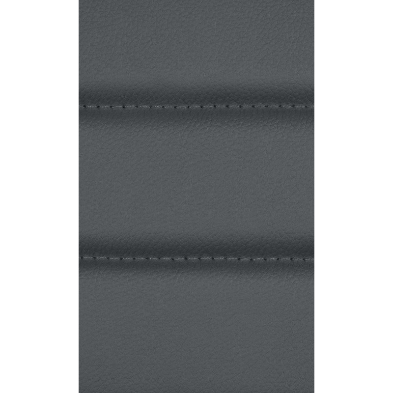 Juego de 2 sillas de comedor Elvas, polipiel, gris