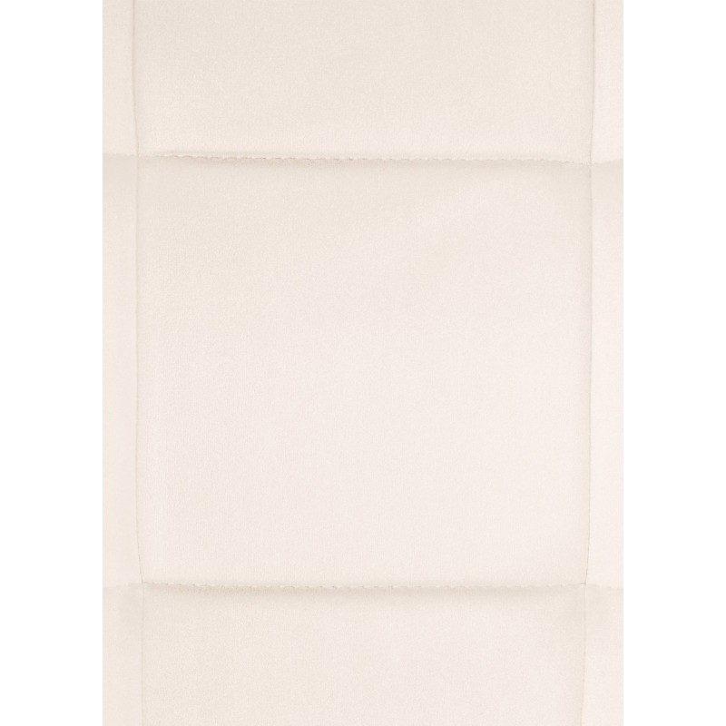 Juego de 2 sillas de comedor Vermont en terciopelo color crema