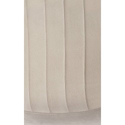 Juego de 4 sillas de comedor Baxter en terciopelo gris