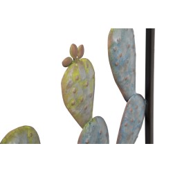 Decoración de pared con marco de cactus industrial – Modelo A – 31x90 cm – Estilo taller y naturaleza