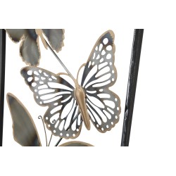 Mariposa metálica decorativa de pared – 31x90 cm – Estilo industrial poético