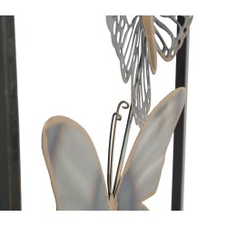 Mariposa metálica decorativa de pared – 31x90 cm – Estilo industrial poético