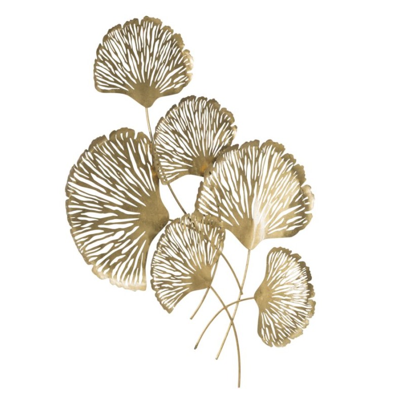 Decoración de pared vertical con iris – 78 x 101 cm – Flores metálicas de diseño glamuroso